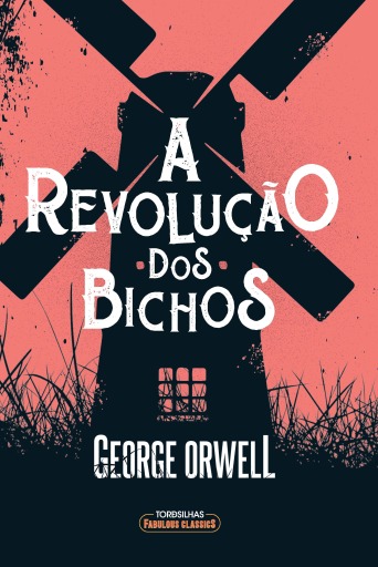 Portada del libro «A revolução dos bichos», de George Orwell