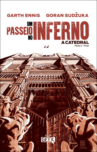 Portada del libro «Um passeio no inferno: a catedral», de Garth Ennis, Ive Svorcina