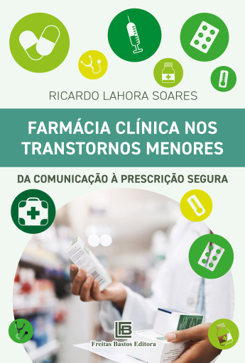 Portada del libro «Farmácia Clínica nos Transtornos Menores», de Ricardo Lahora Soares