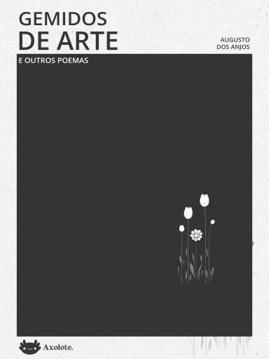 Portada del libro «Gemidos de arte e outros poemas», de Augusto dos Anjos
