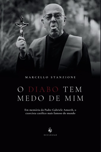 Portada del libro «O diabo tem medo de mim», de Marcello Stanzione