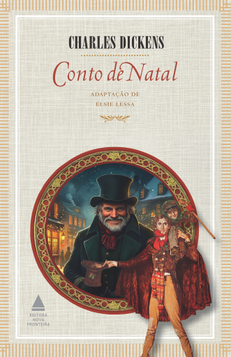 Portada del libro «Conto de Natal», de Charles Dickens