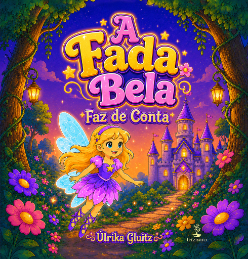 Portada del libro «A Fada Bela: Faz de Conta», de Úlrika Gluitz