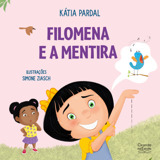 Portada del libro «Filomena e a mentira», de Kátia Pardal