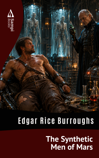 Portada del libro «The Synthetic Men of Mars», de Edgar Rice Burroughs