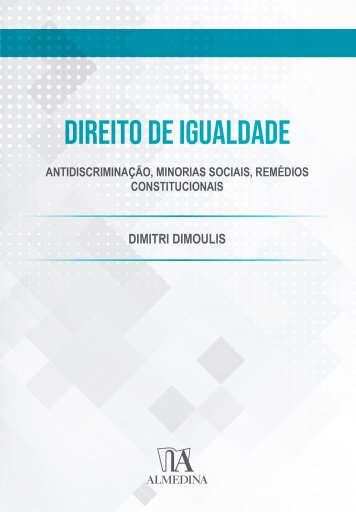Portada del libro «Direito de igualdade», de Dimitri Dimoulis