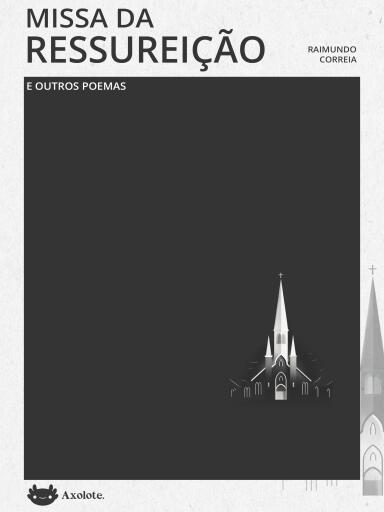 Portada del libro «Missa da ressureição e outros poemas», de Raimundo Correia