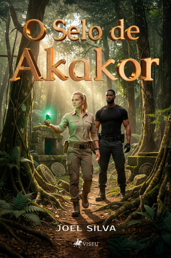 Portada del libro «O Selo de Akakor», de Joel Silva