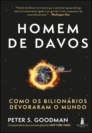 Portada del libro «Homem de davos», de Peter S. Goodman
