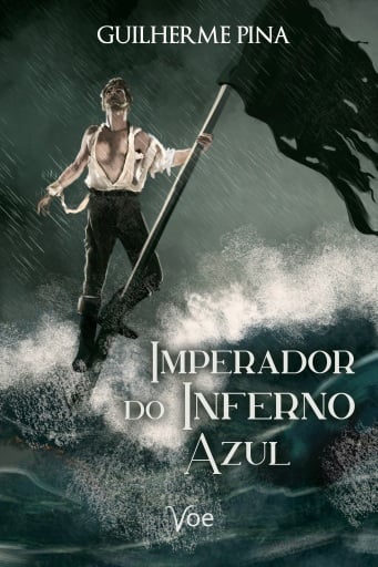 Portada del libro «Imperador do Inferno Azul», de Guilherme Pina