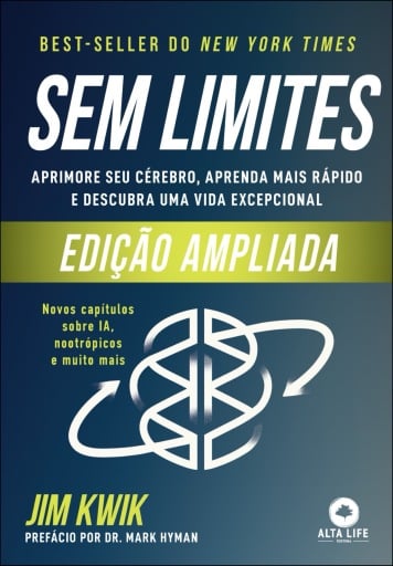 Portada del libro «Sem limites (edição ampliada)», de Jim Kwik