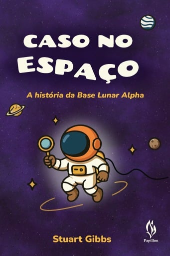 Portada del libro «Caso no espaço», de Stuart Gibbs