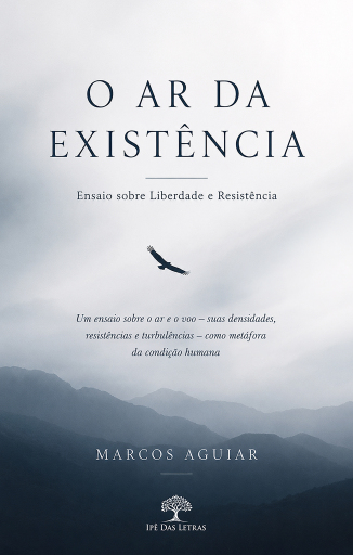 Portada del libro «O Ar da Existência», de Marcos Aguiar