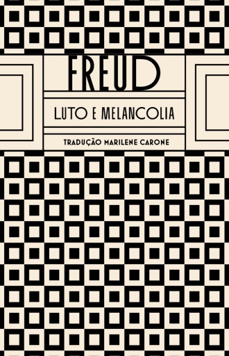Portada del libro «Luto e melancolia», de Sigmund Freud