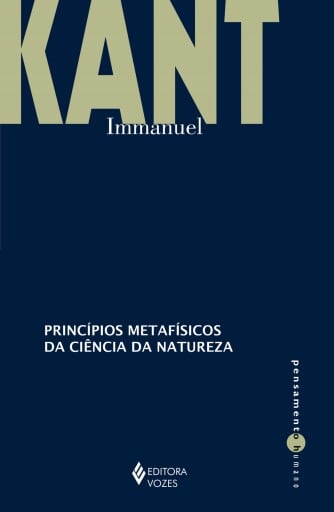 Portada del libro «Princípios metafísicos da ciência da natureza», de Immanuel Kant