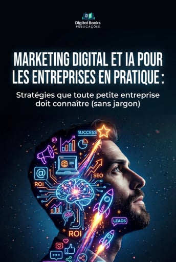 Portada del libro «MARKETING DIGITAL ET IA POUR LES ENTREPRISES EN PRATIQUE»