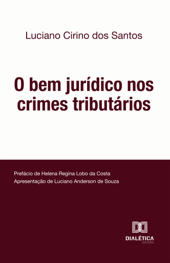 Portada del libro «O Bem Jurídico nos Crimes Tributários», de Luciano Cirino dos Santos