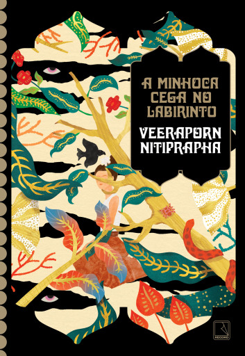 Portada del libro «A minhoca cega no labirinto», de Veeraporn Nitiprapha