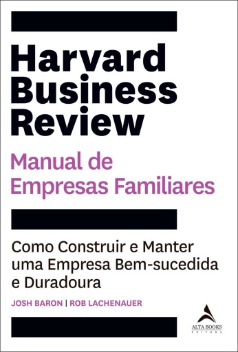 Portada del libro «Harvard business review manual de empresas familiares», de Josh Baron, Rob Lachenauer