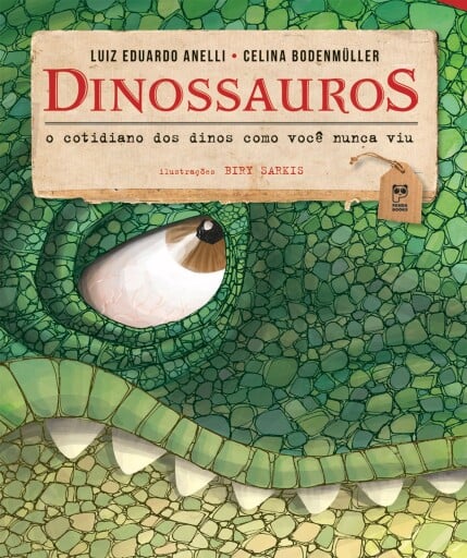 Portada del libro «Dinossauros», de Luiz Eduardo Anelli, Celina Bodenmüller
