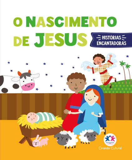 Portada del libro «O nascimento de Jesus», de Karoline Cussolim