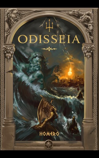 Portada del libro «Odisseia»