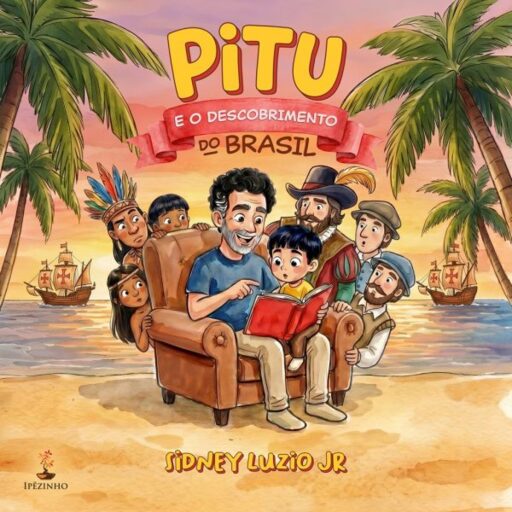 Portada del libro «Pitu e o Descobrimento do Brasil», de Sidney Luzio Jr