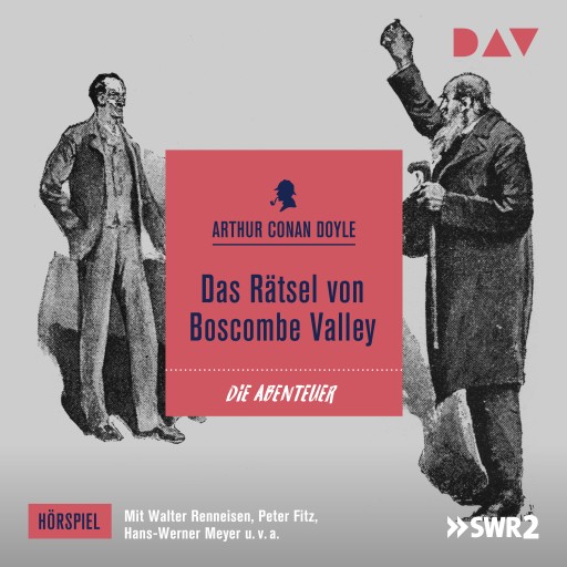 Portada del audiolibro «Das Rätsel von Boscombe Valley», de Arthur Conan Doyle