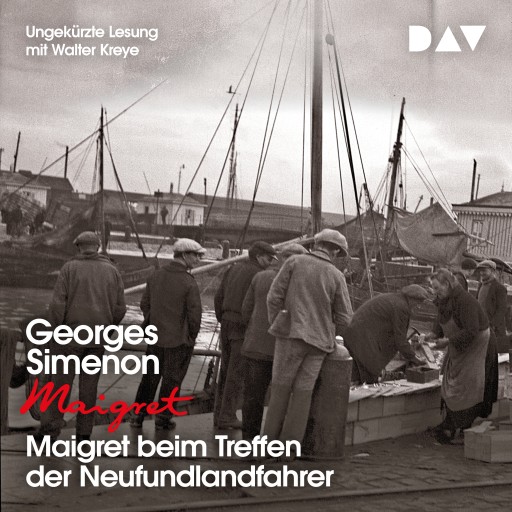 Portada del audiolibro «Maigret beim Treffen der Neufundlandfahrer»