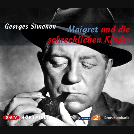 Portada del audiolibro «Maigret und die schrecklichen Kinder», de Georges Simenon, Gert Westphal