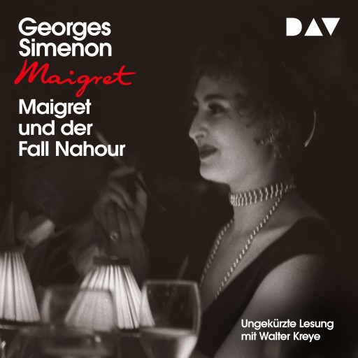 Portada del audiolibro «Maigret und der Fall Nahour», de Georges Simenon
