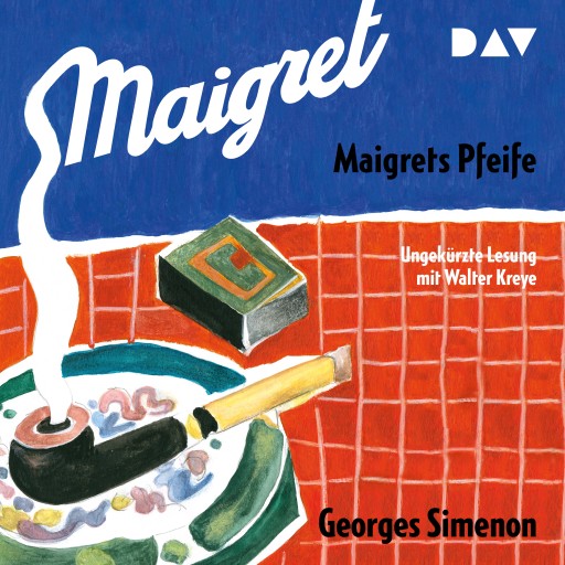 Portada del audiolibro «Maigrets Pfeife», de Georges Simenon