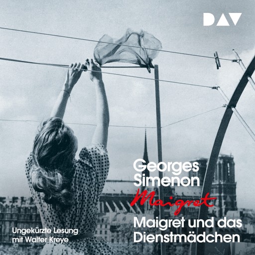 Portada del audiolibro «Maigret und das Dienstmädchen», de Georges Simenon