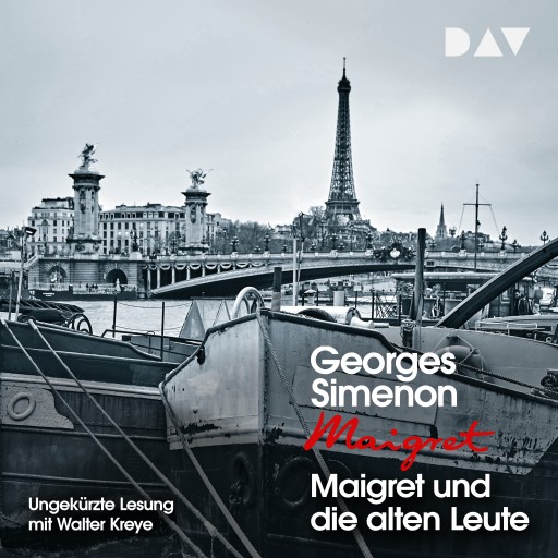 Portada del audiolibro «Maigret und die alten Leute», de Georges Simenon