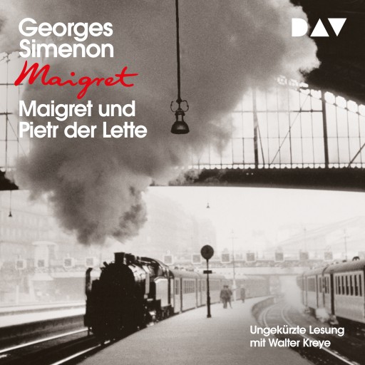 Portada del audiolibro «Maigret und Pietr der Lette», de Georges Simenon