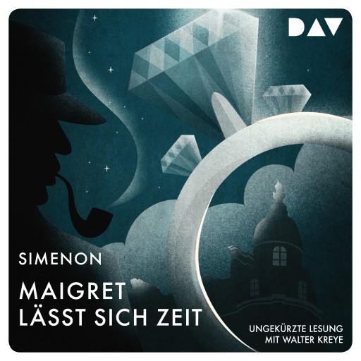 Portada del audiolibro «Maigret lässt sich Zeit», de Georges Simenon