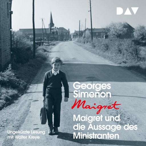 Portada del audiolibro «Maigret und die Aussage des Ministranten», de Georges Simenon