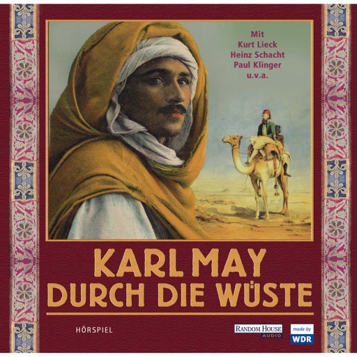 Portada del audiolibro «Durch die Wüste», de Karl May