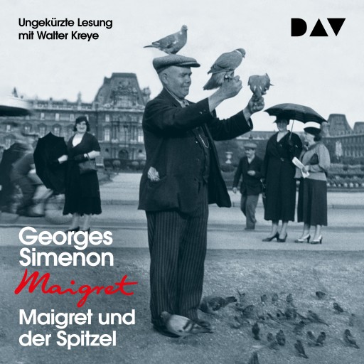 Portada del audiolibro «Maigret und der Spitzel», de Georges Simenon