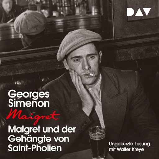 Portada del audiolibro «Maigret und der Gehängte von Saint-Pholien», de Georges Simenon