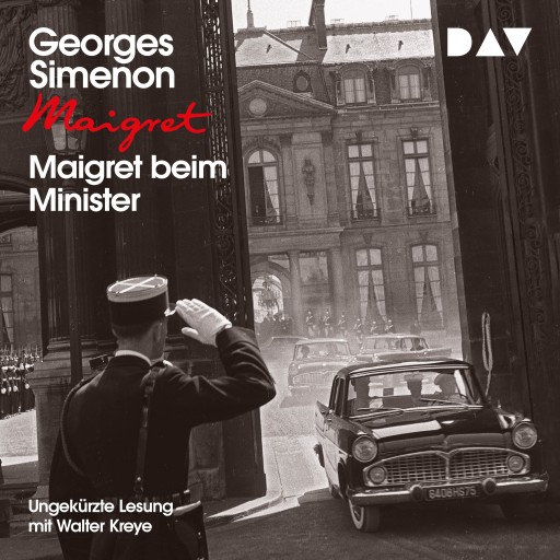 Portada del audiolibro «Maigret beim Minister», de Georges Simenon