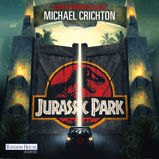 Portada del audiolibro «Jurassic Park -», de Michael Crichton