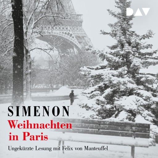 Portada del audiolibro «Weihnachten in Paris», de Georges Simenon