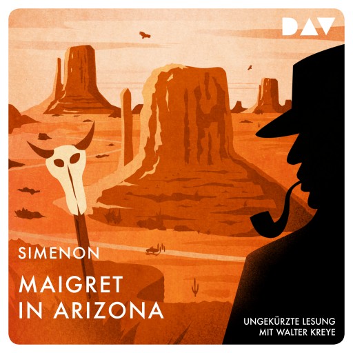 Portada del audiolibro «Maigret in Arizona», de Georges Simenon