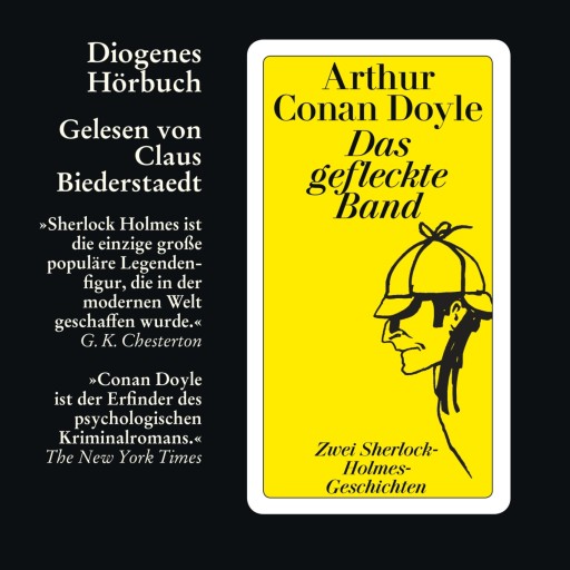 Portada del audiolibro «Das gefleckte Band», de Arthur Conan Doyle