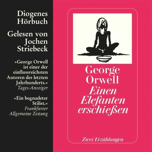 Portada del audiolibro «Einen Elefanten erschießen», de George Orwell