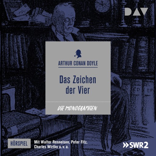 Portada del audiolibro «Das Zeichen der Vier», de Arthur Conan Doyle
