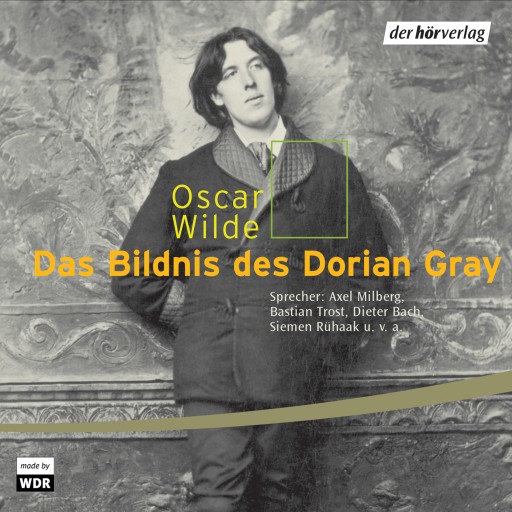 Portada del audiolibro «Das Bildnis des Dorian Gray», de Oscar Wilde