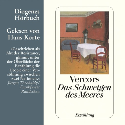 Portada del audiolibro «Das Schweigen des Meeres», de Vercors,