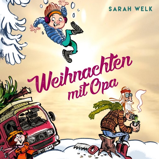Portada del audiolibro «Spaß mit Opa 2: Weihnachten mit Opa», de Sarah Welk